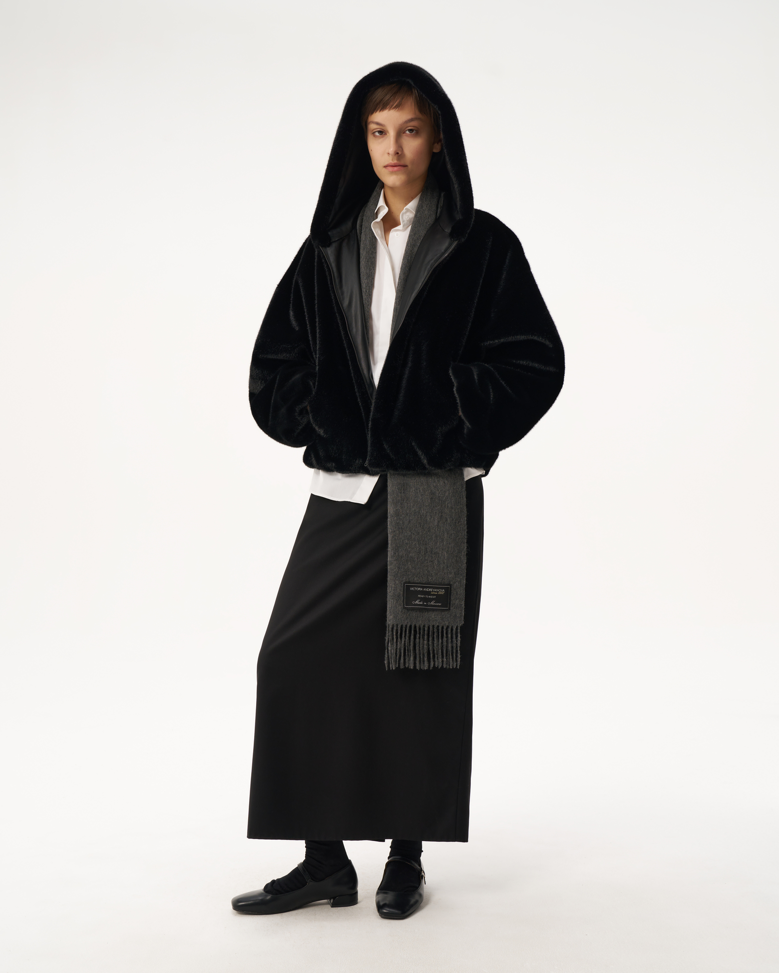 Бомбер из коллекции VICTORIA ANDREYANOVA осень-зима 2024/2025
