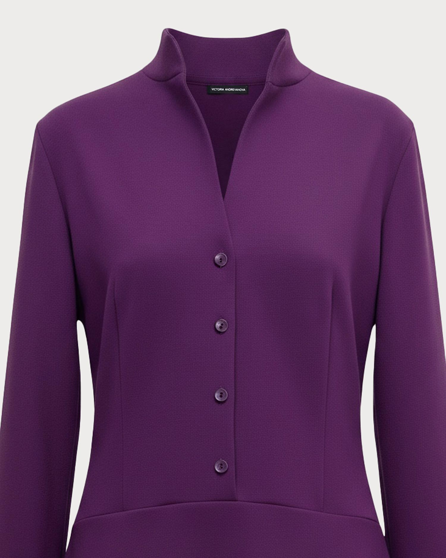 Платье с воротником-стойкой — изображение 9