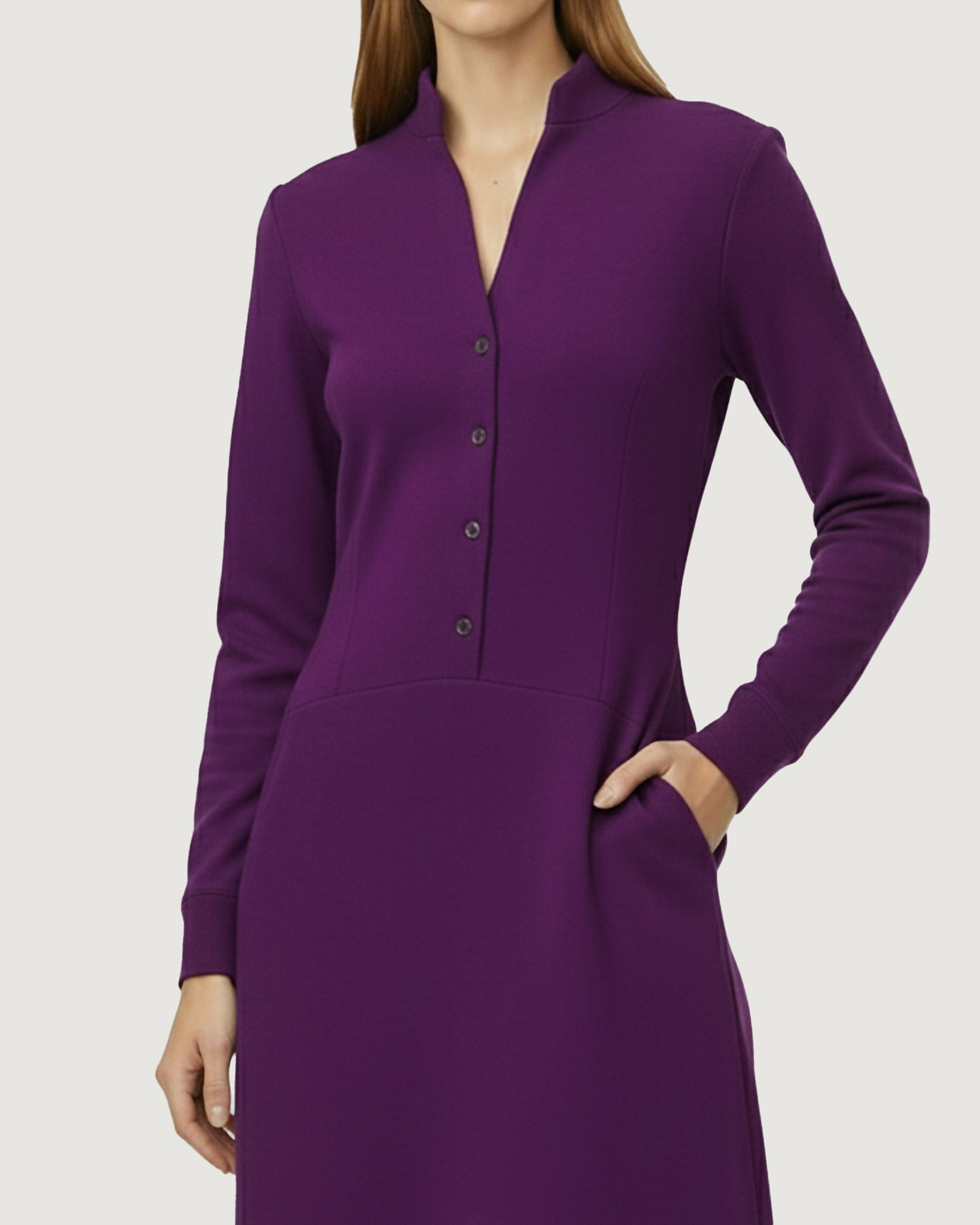 Платье с воротником-стойкой — изображение 6