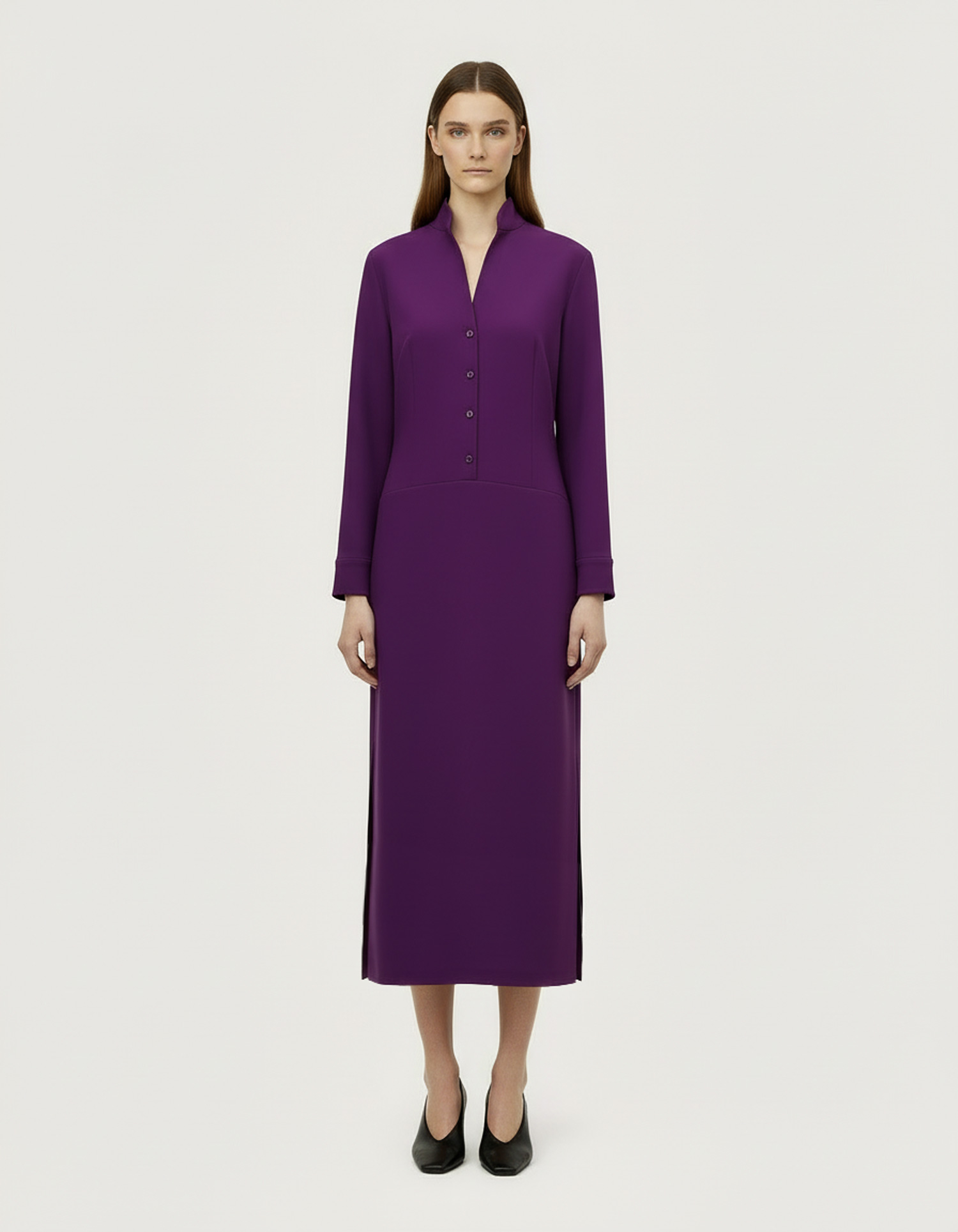 Платье с воротником-стойкой — изображение 2