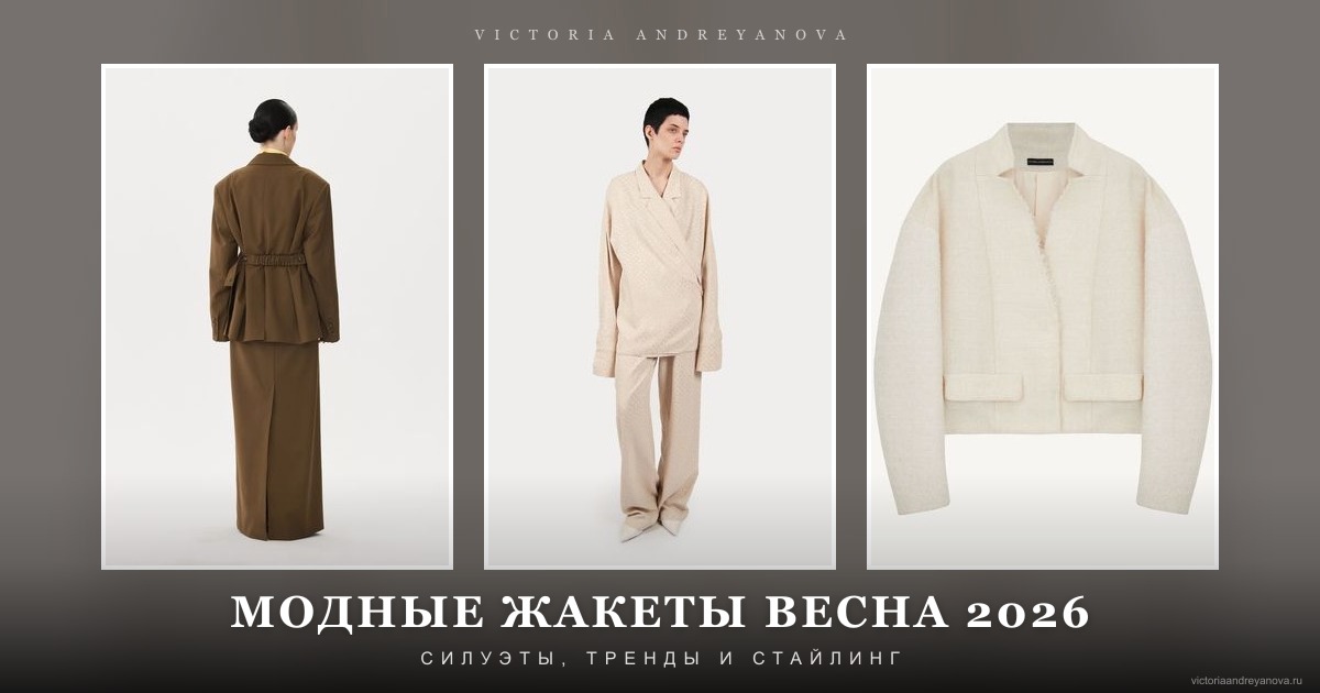 Модные жакеты весна 2026 — обложка статьи Victoria Andreyanova