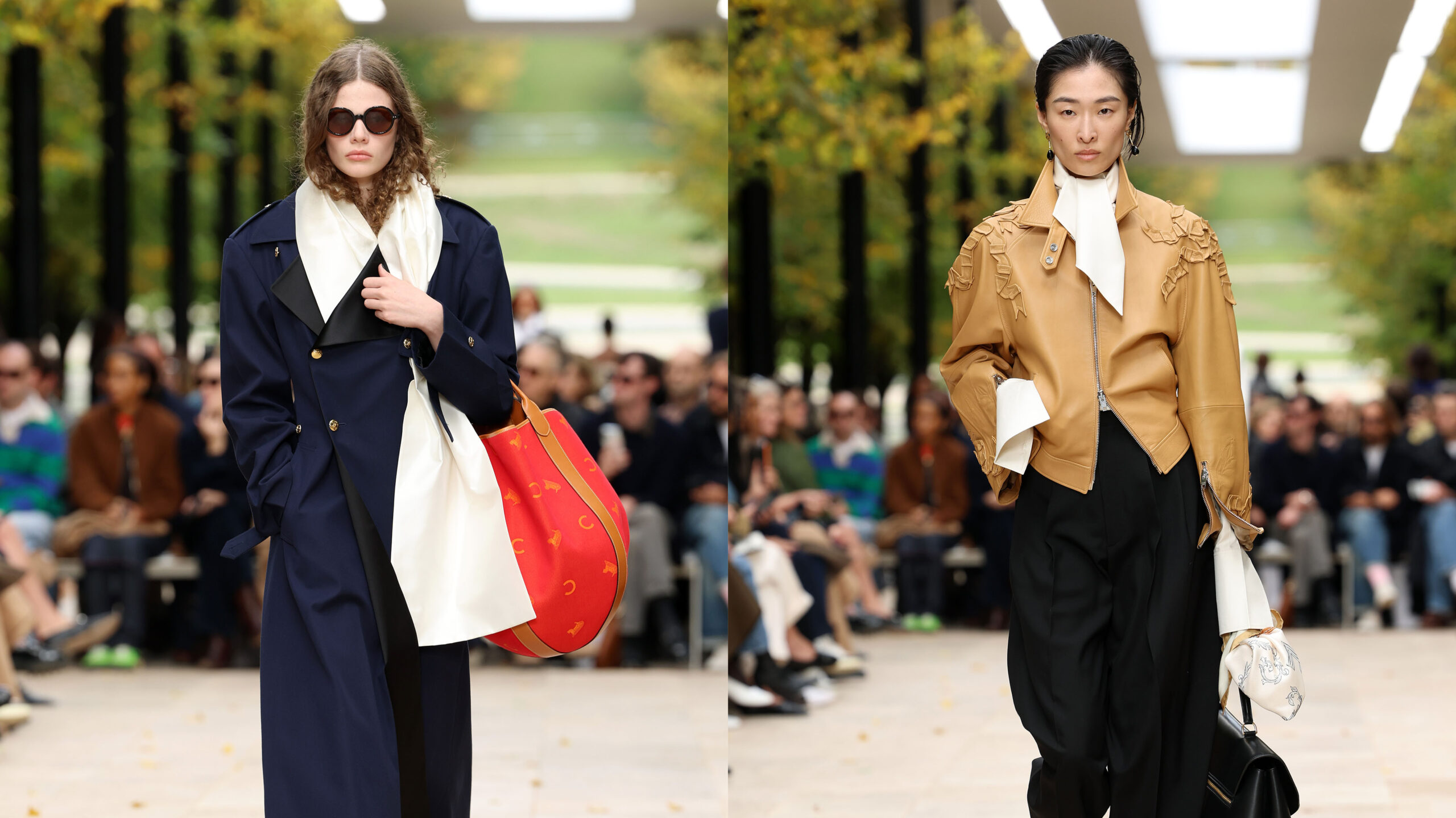 Тренч Celine весна-лето 2026, показ Paris Fashion Week